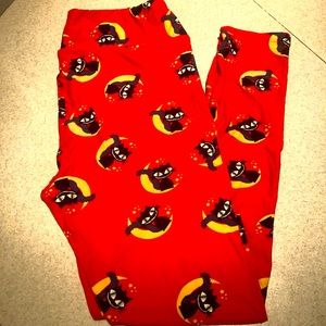 Lularoe Black Cat Halloween Leggings